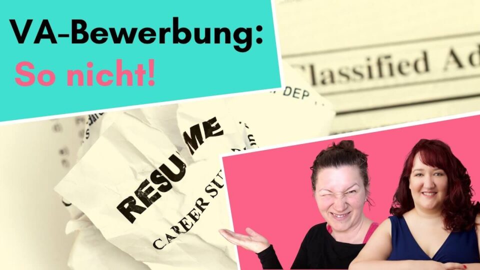 Folge 27 Bewerbung als VA